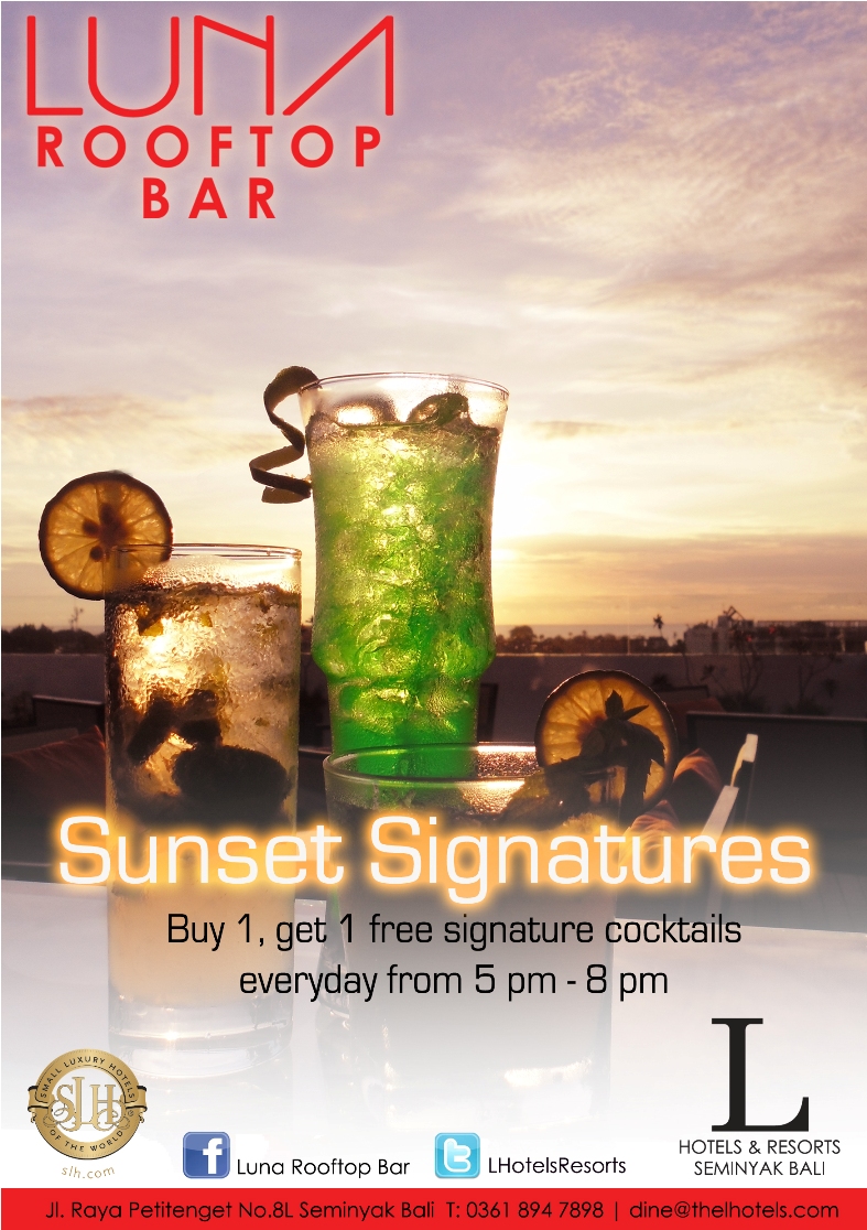 Sunset signature sunset cocktail